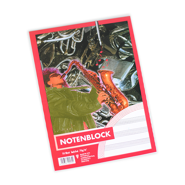 Notenblock 10 Blatt