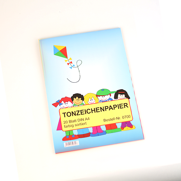 Tonzeichenpapier A4 20 Blatt