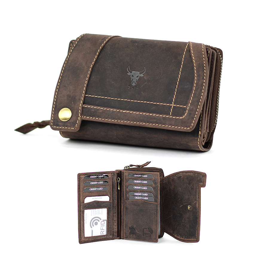 Geldbörse L&B Wild Damen 2679 BRN