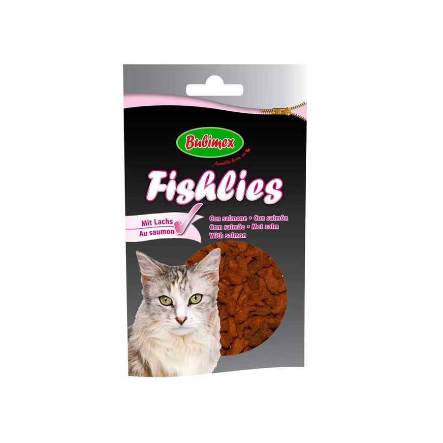 Katzen Fishlies mit Lachs  50g Btl.