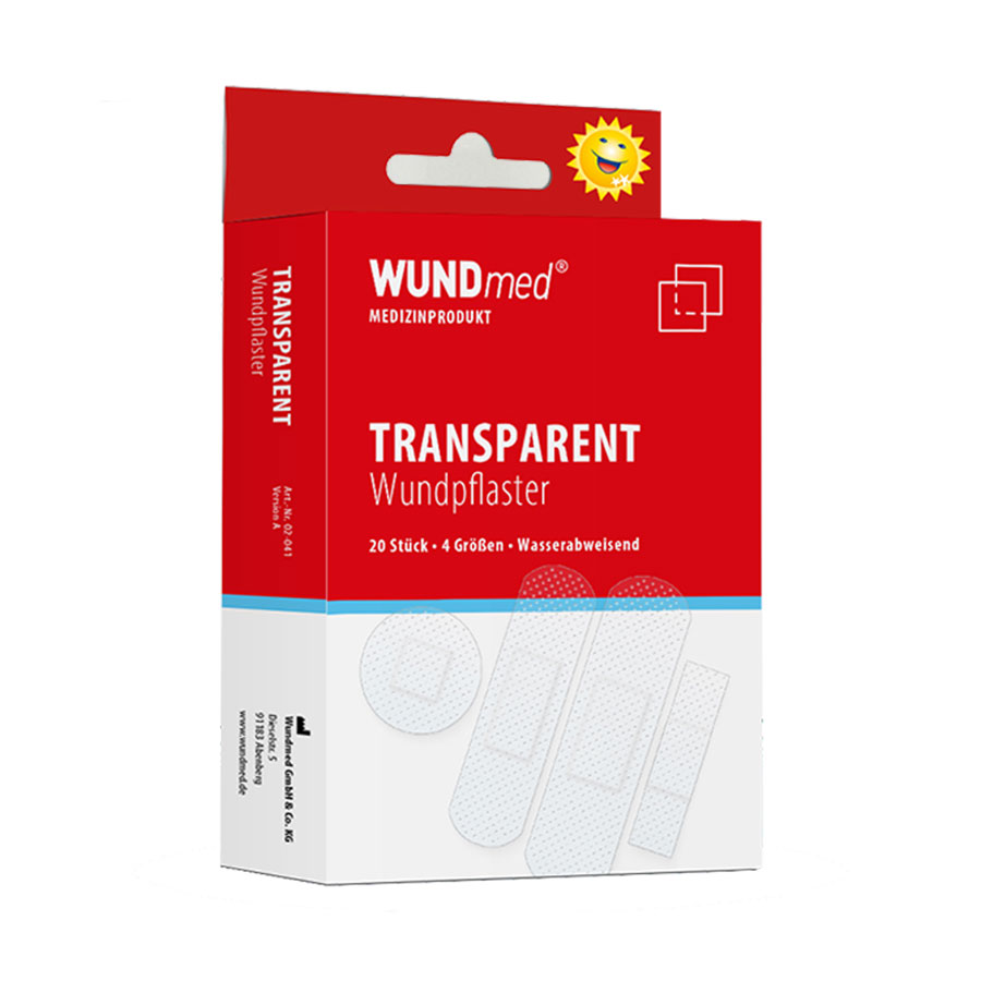 Pflaster transparent 20er 4 Größen