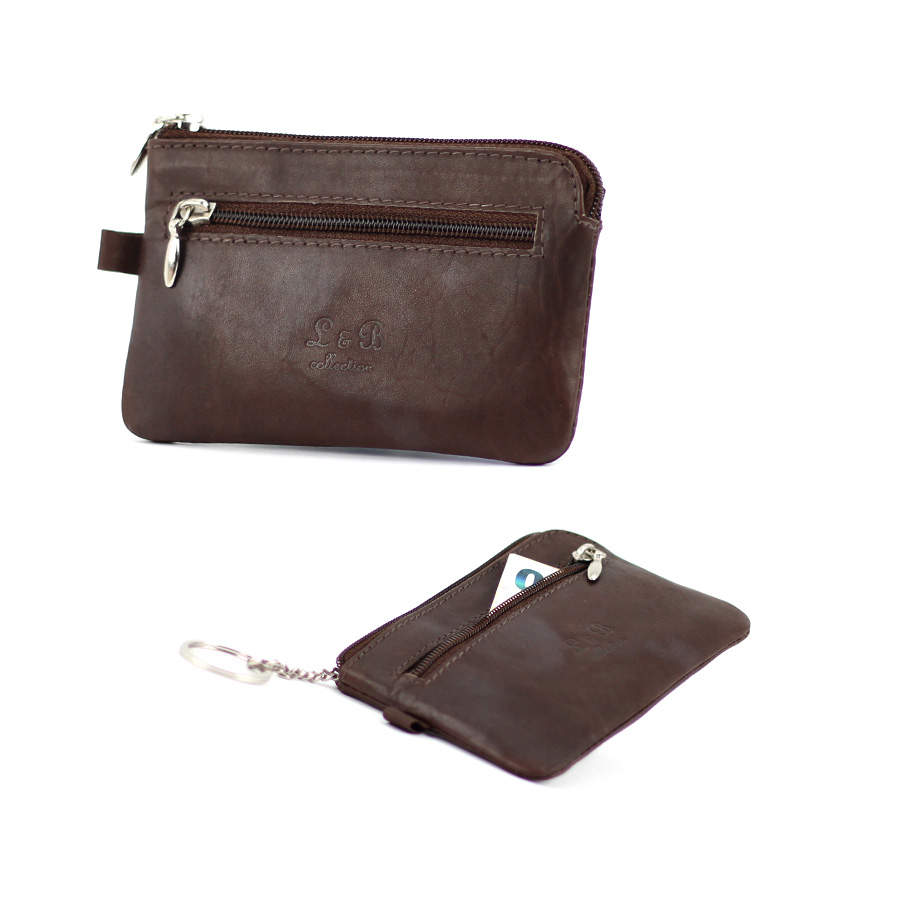 Schlüsseltasche L&B 2347 dunkelbraun
