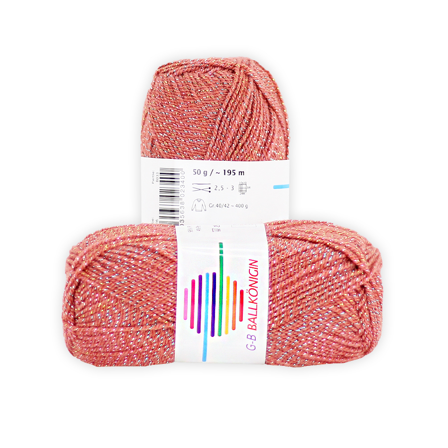 Strickwolle Ballkönigin altrose 1016