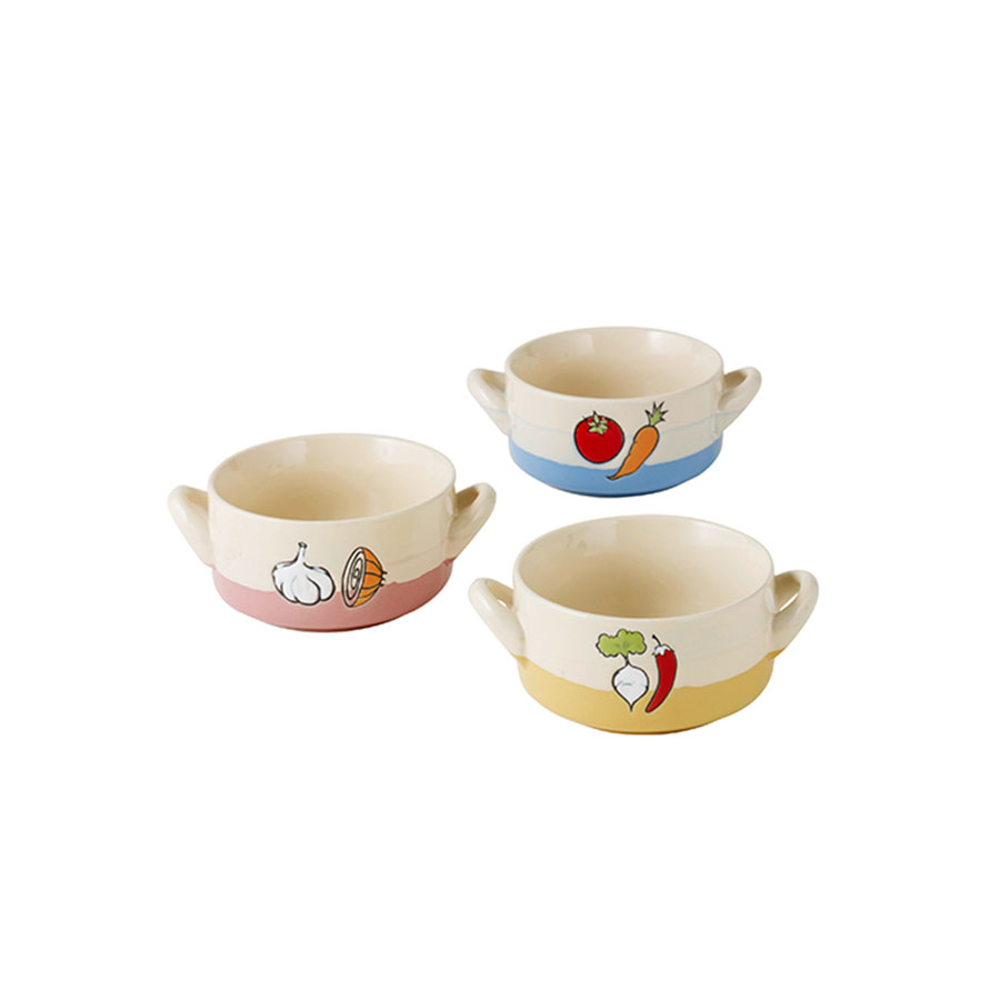 Suppentasse 2 Henkel 15cm, Höhe 6cm
