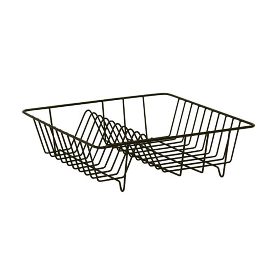 Abtropfkorb braun Draht 34x34x11 cm