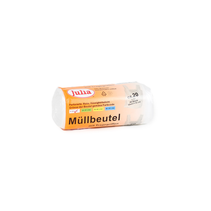 Müllbeutel 20L  40Stk. Trageschlaufe Julia