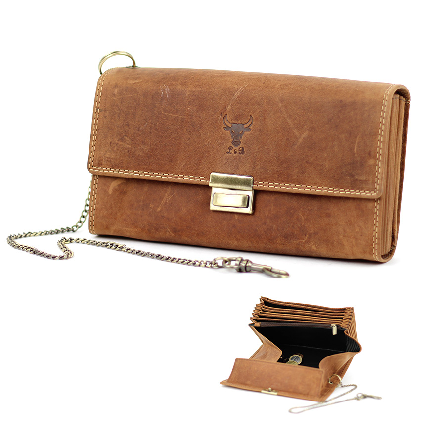 Geldbörse L&B Wild Kellnerbörse 2472 TAN