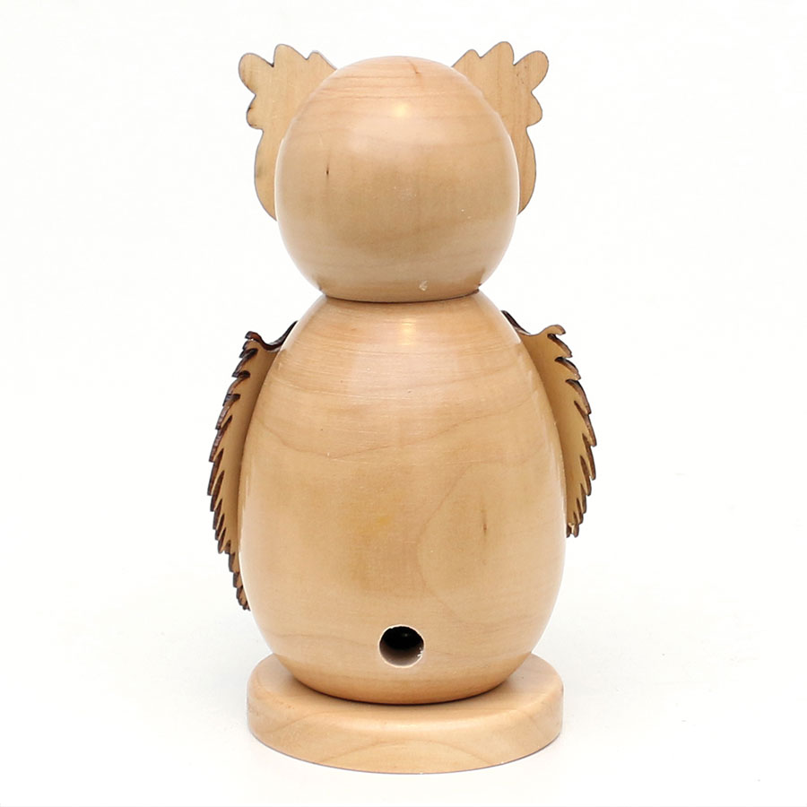 Holz Räucherfig. Eule 11,5cm