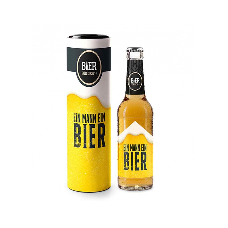 Bier 0,33l Ein Mann ein Bier