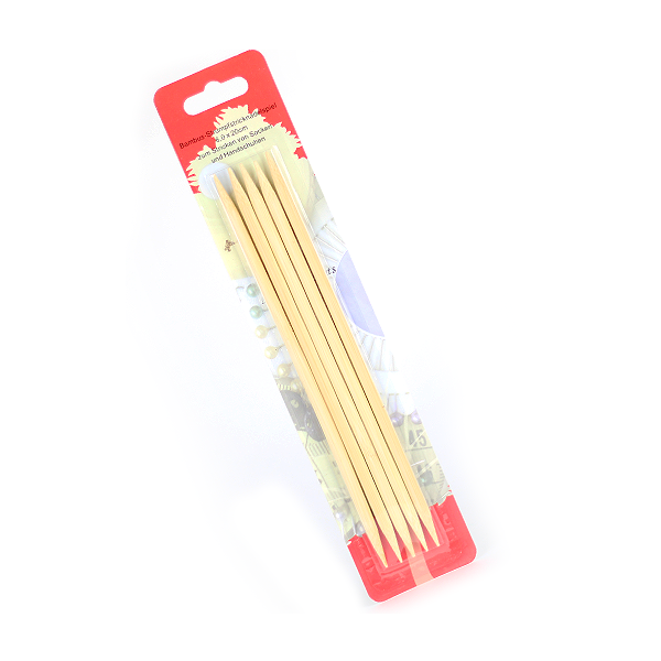 Strumpfstrick-Nadeln Bambus 6,0 5er Pack
