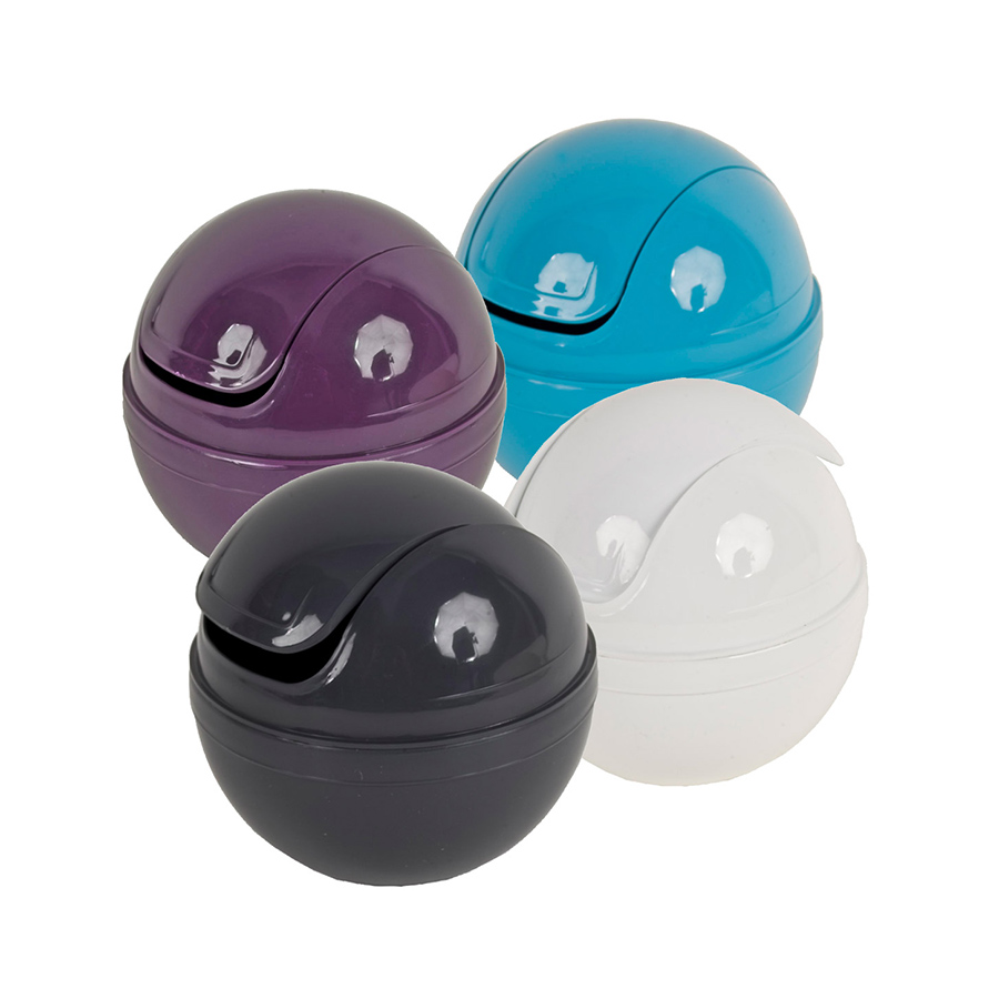 Tischabfalleimer D12cm H13 cm Kugel