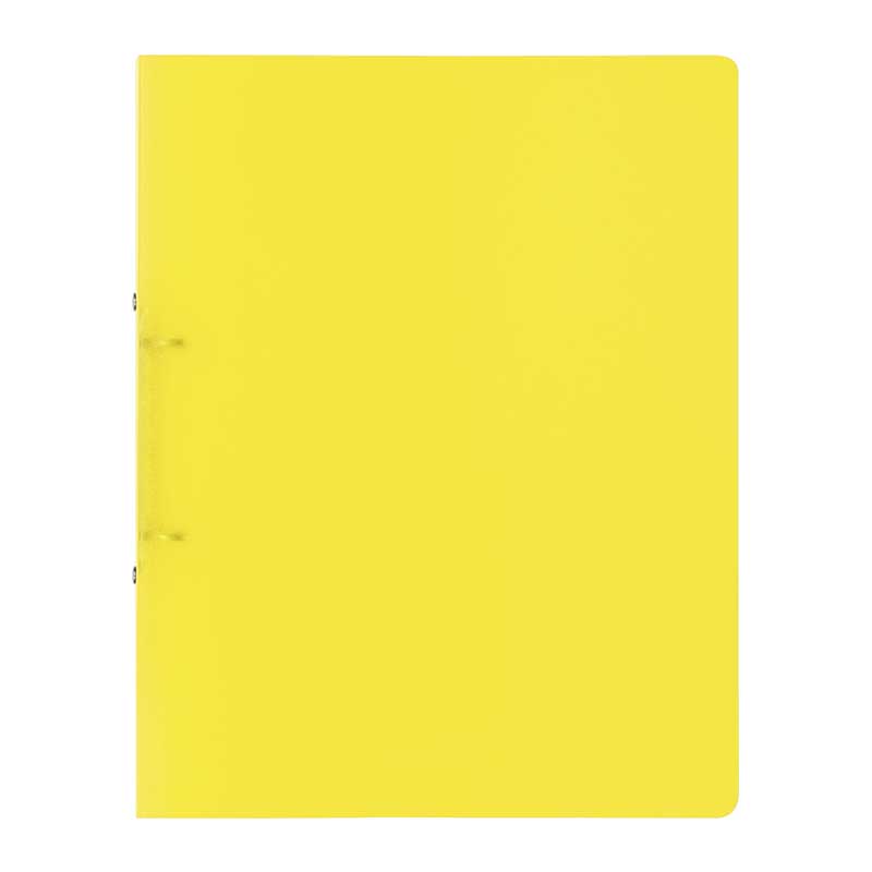 Ringbuch 2R 16mm PP gelb  Brunnen