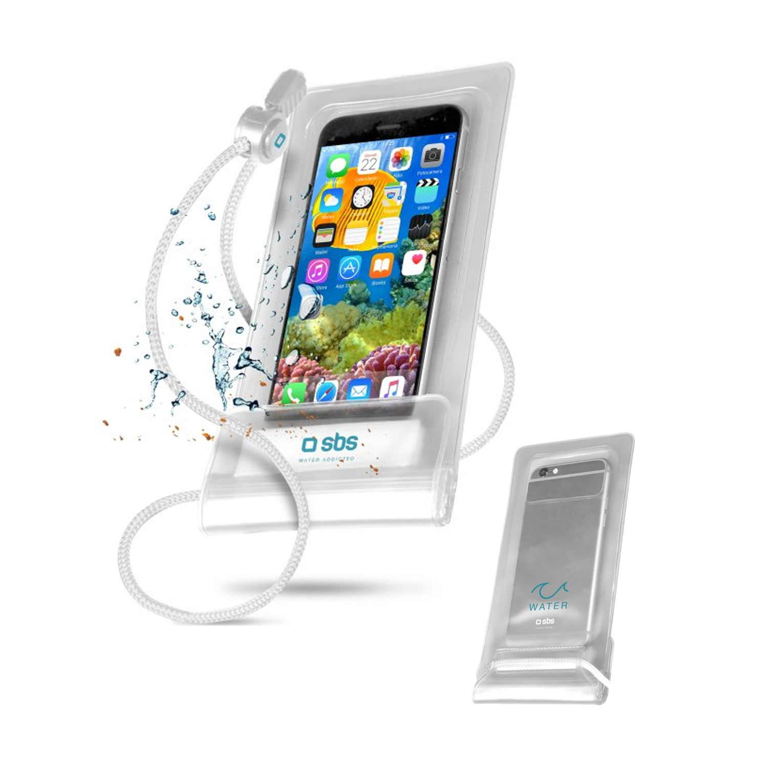 Handy-Schutzhülle wasserfest transparent
