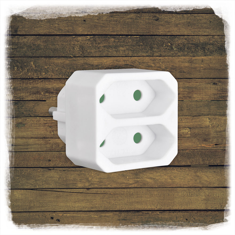 Verteilerstecker  2 Euro 