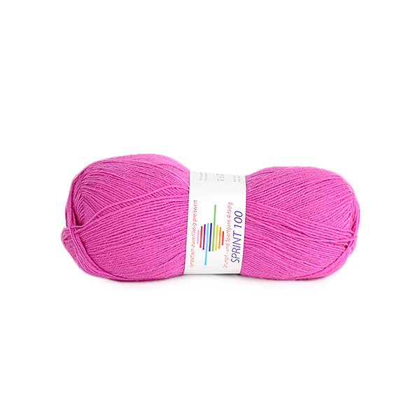 Strickwolle Sprint100 pink 302