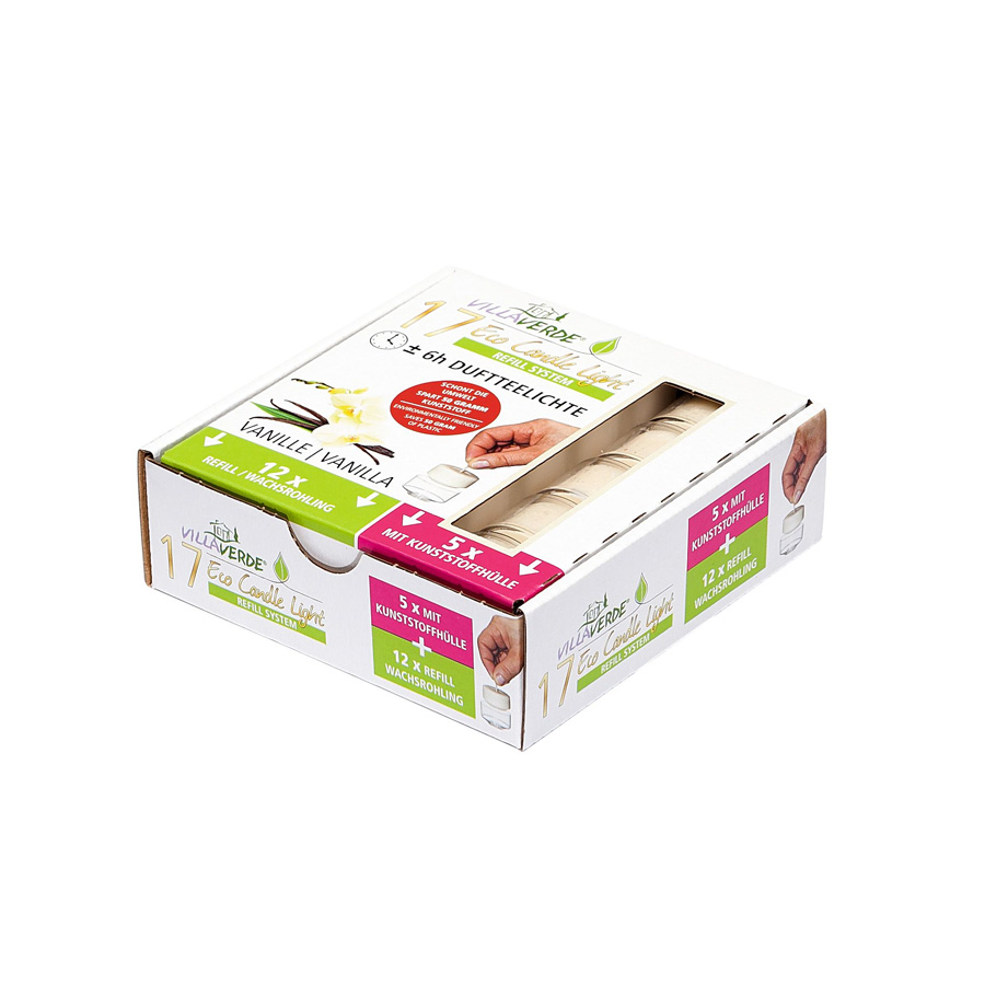 ECL Teelichter Kombipack 17er Vanille