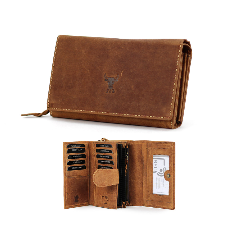 Geldbörse L&B Wild Damen 2393 TAN