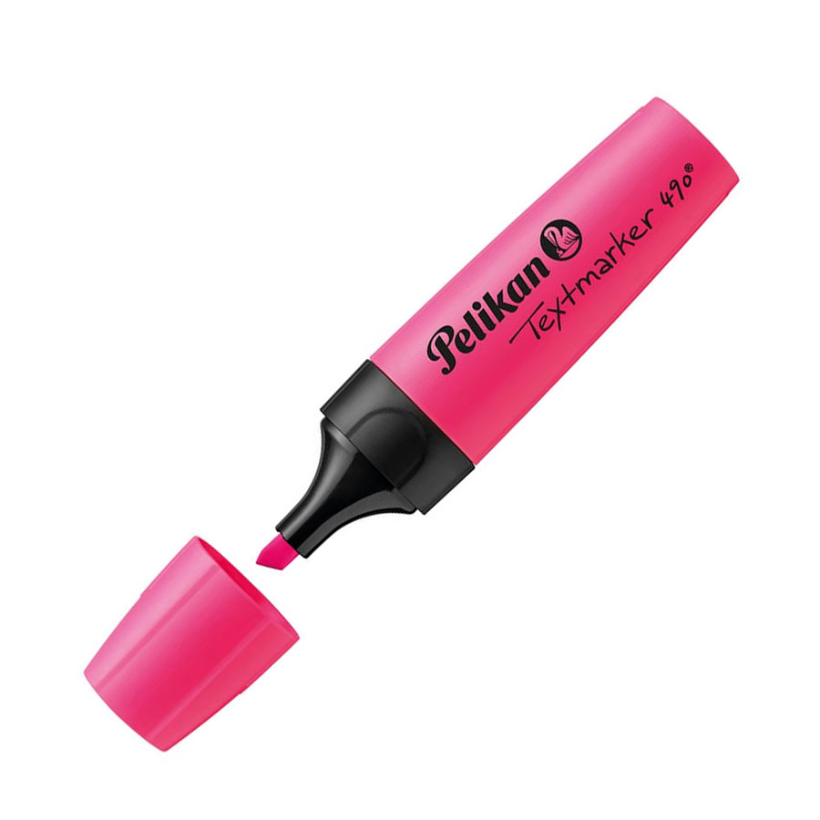 Textmarker Leuchtrosa Pelikan