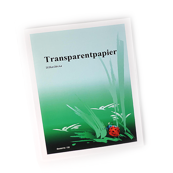 Transparentpapier A4 20 Bl. in Jurismappe