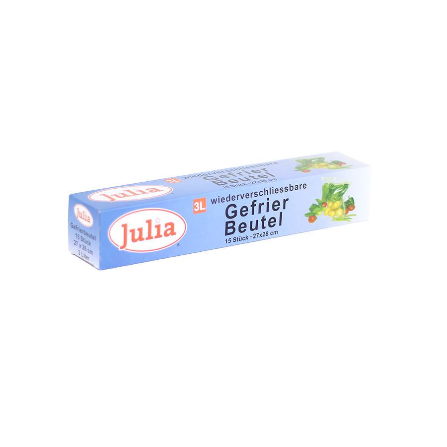 Gefrierbeutel 3L 15Stk. wiederverschl. Julia