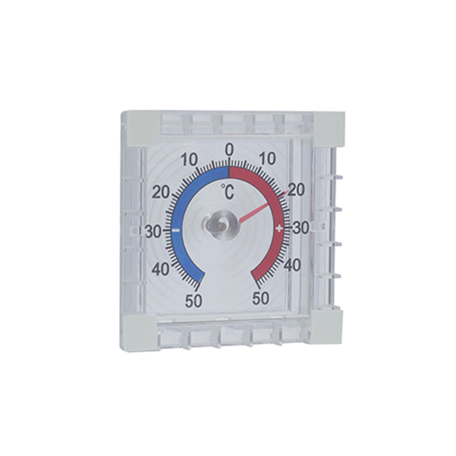 Thermometer Kunststoff m. Selbstklebefolie