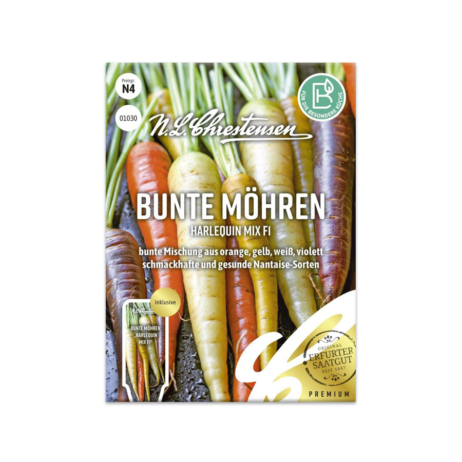 S Bunte Möhren 'Harlequin Mix F1'