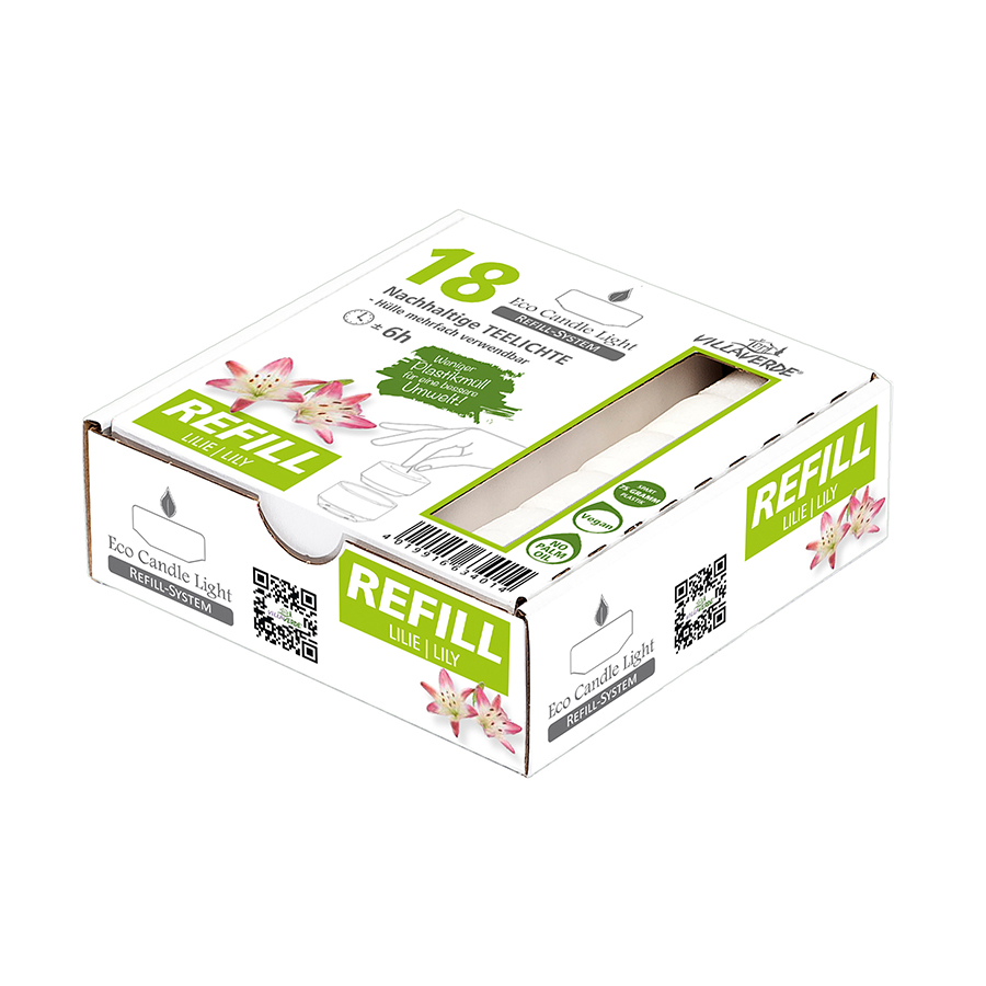 ECL Teelichter Refill 18er Lilie