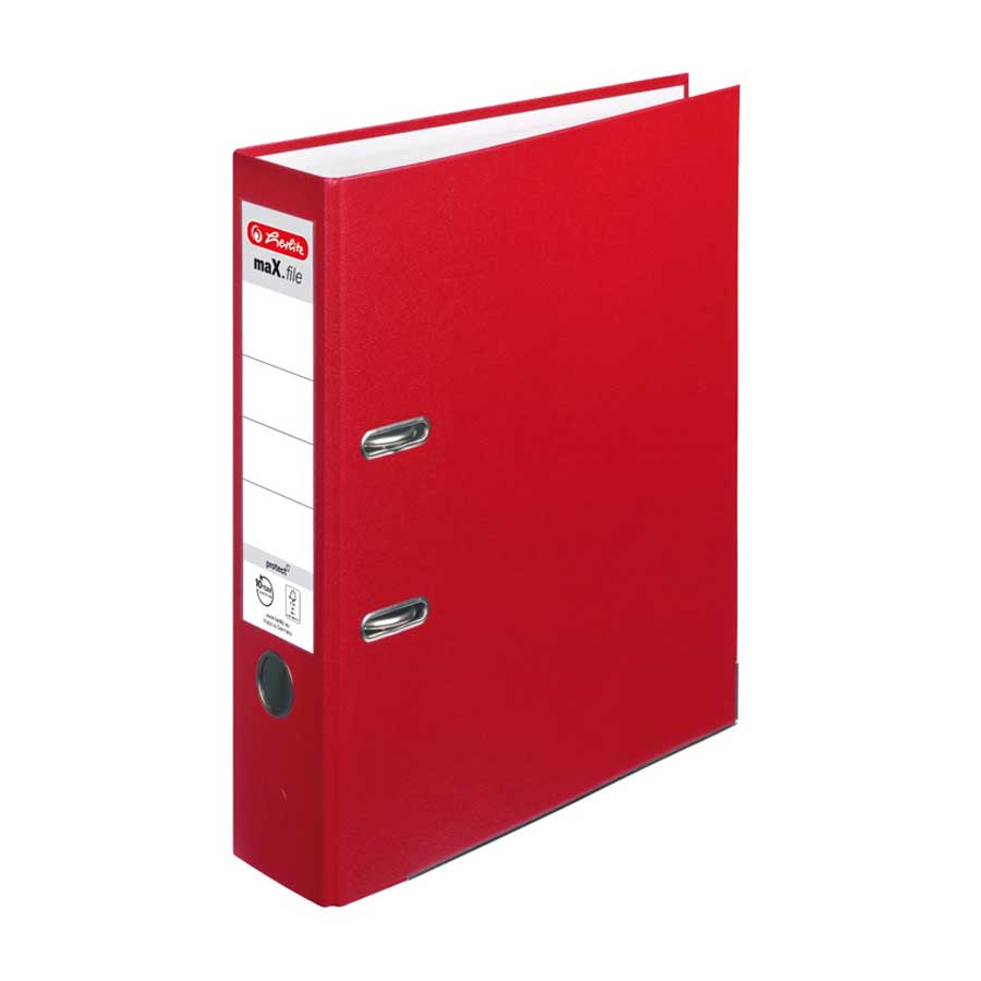 Aktenordner A4 8cm rot breit